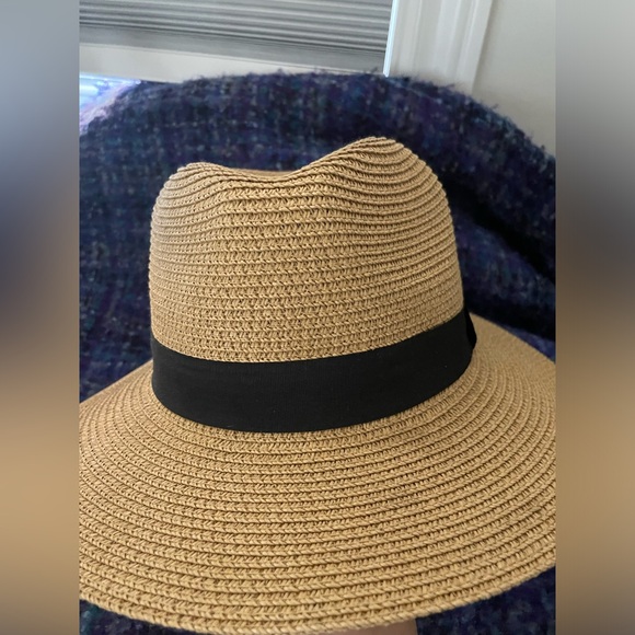 Beanie Panama Ribbon Straw Hat Women - Picture 3 of 6